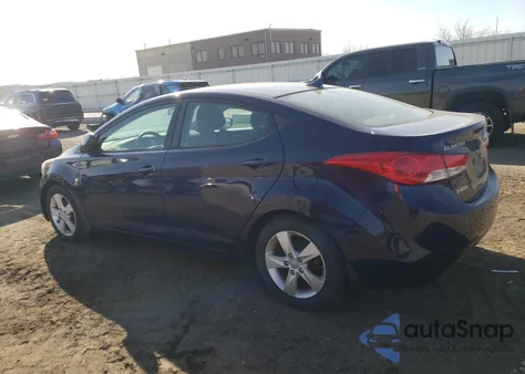2013 Hyundai Elantra Gls z USA, uszkodzony, nr VIN 5NPDH4AE0DH415937